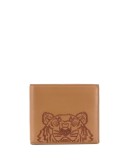 Tiger-embroidered wallet