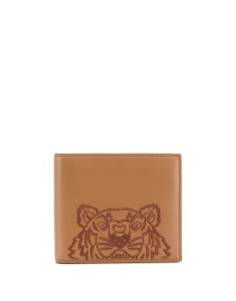 Tiger-embroidered wallet