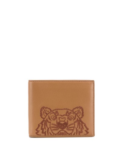 Tiger-embroidered wallet