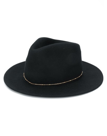 Noe chain embellished hat