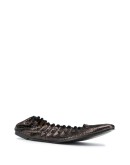 glitter detail elasticated ballerinas