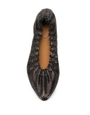 glitter detail elasticated ballerinas