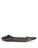 glitter detail elasticated ballerinas