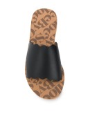 scalloped leather flats
