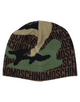 camouflage print beanie