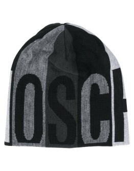 logo print beanie