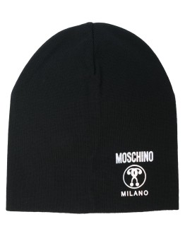 double question mark beanie