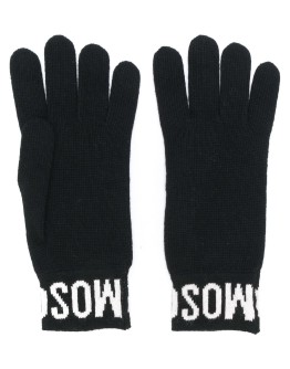 logo wool gloves