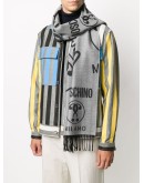 woven logo scarf