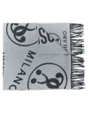 woven logo scarf
