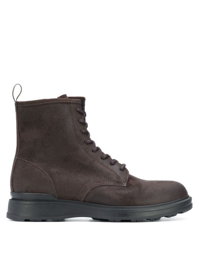 chamois leather combat boots