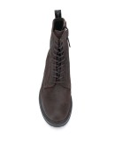 chamois leather combat boots