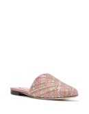 check-crystal slippers