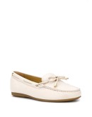 tie-front loafers