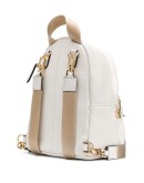 calf leather backpack with chain-link detailing