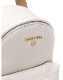 calf leather backpack with chain-link detailing