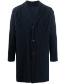 fitted single-breasted coat