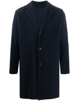 fitted single-breasted coat