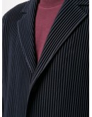 fitted single-breasted coat