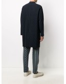 fitted single-breasted coat