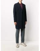 fitted single-breasted coat