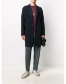 fitted single-breasted coat