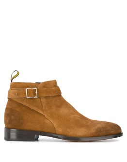 buckle-detail ankle boots