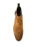 buckle-detail ankle boots