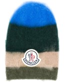 mohair blend stripe knit hat