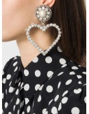 oversized heart earrings 
