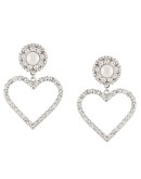 oversized heart earrings 