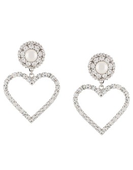 oversized heart earrings 