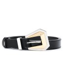 geometric buckle belt 