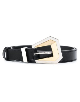 geometric buckle belt 