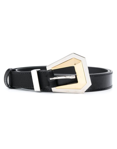 geometric buckle belt 
