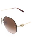 geometric tinted sunglasses