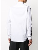 side stripe long-sleeved shirt 