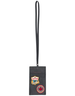 leather lanyard cardholder