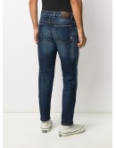 mid-rise slim jeans