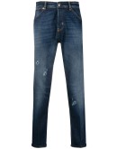 mid-rise slim jeans