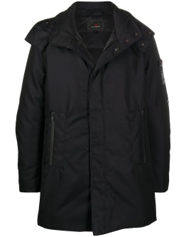hooded padded coat