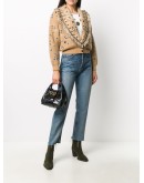 crocodile embossed mini bag 