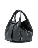 crocodile embossed mini bag 