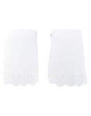 lace-trimmed cuffs
