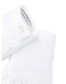 lace-trimmed cuffs