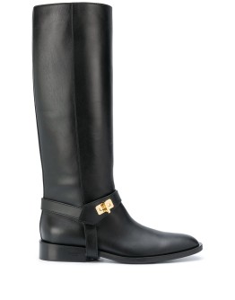 calf leather riding boots