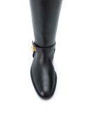 calf leather riding boots