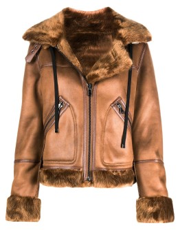 fur-lined jacket