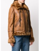 fur-lined jacket