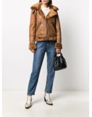 fur-lined jacket